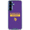 NFL Minnesota Vikings Purple Performance Series Galaxy S25 Clear Case