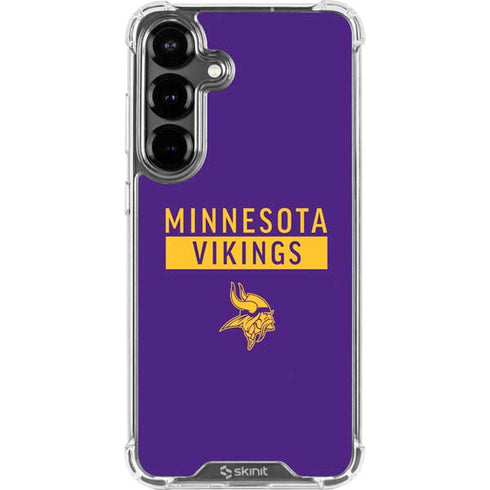 NFL Minnesota Vikings Purple Performance Series Galaxy S26 Clear Case