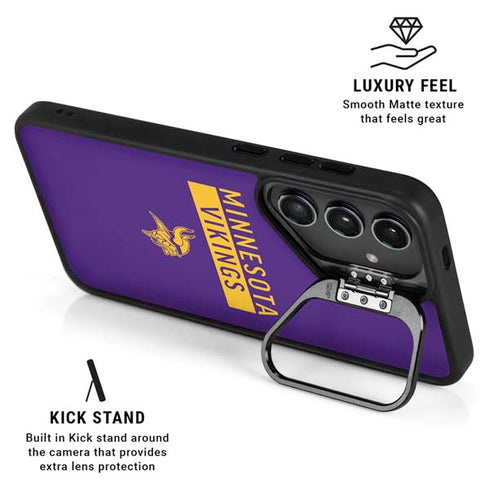 NFL Minnesota Vikings Purple Performance Series Galaxy S26 Plus Kickstand Case