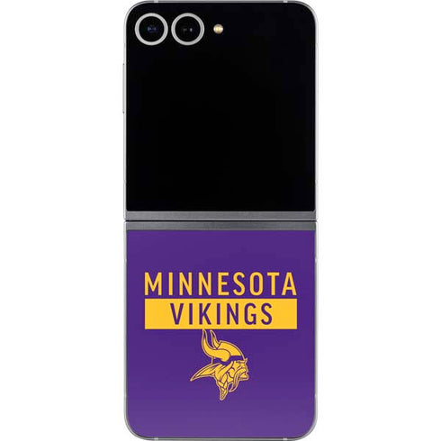 NFL Minnesota Vikings Purple Performance Series Galaxy Z Flip6 Skin