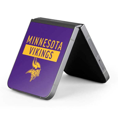 NFL Minnesota Vikings Purple Performance Series Galaxy Z Flip6 Skin