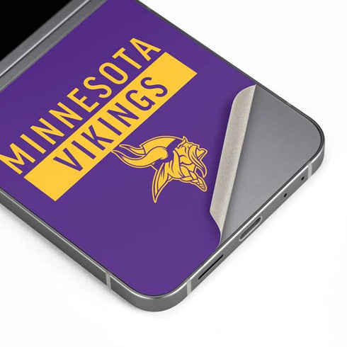 NFL Minnesota Vikings Purple Performance Series Galaxy Z Flip6 Skin