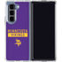 NFL Minnesota Vikings Purple Performance Series Galaxy Z Fold5 5G Clear Case
