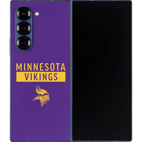 NFL Minnesota Vikings Purple Performance Series Galaxy Z Fold6 Skin