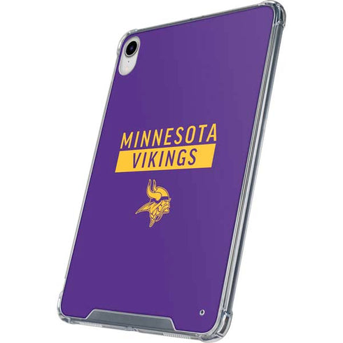 NFL Minnesota Vikings Purple Performance Series iPad 11th Gen (2025) Clear Case
