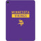NFL Minnesota Vikings Purple Performance Series Apple iPad Air Skin