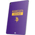 NFL Minnesota Vikings Purple Performance Series Apple iPad Air Skin