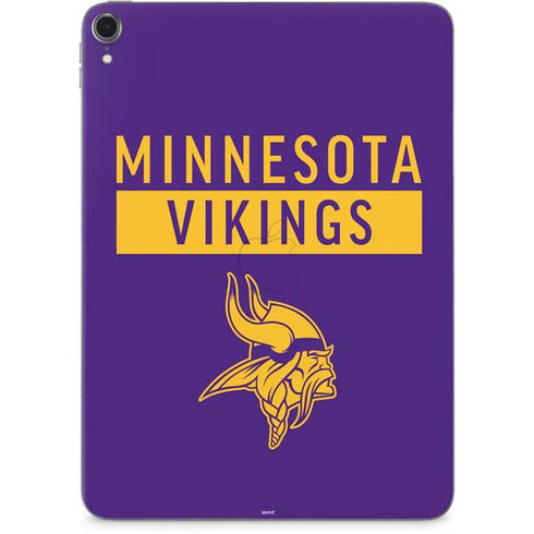 NFL Minnesota Vikings Purple Performance Series Apple iPad Pro Skin