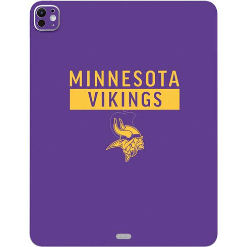 NFL Minnesota Vikings Purple Performance Series iPad Pro 13in M4 (2024) Skin