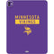 NFL Minnesota Vikings Purple Performance Series iPad Pro 13in M4 (2024) Skin