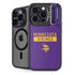 NFL Minnesota Vikings Purple Performance Series iPhone 14 Pro Kickstand Case