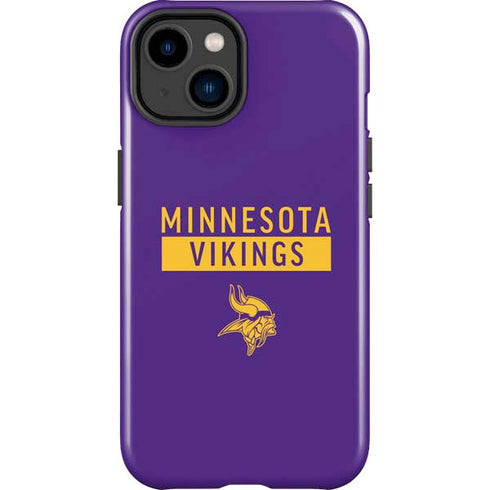 NFL Minnesota Vikings Purple Performance Series iPhone 15 Impact Case