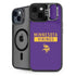 NFL Minnesota Vikings Purple Performance Series iPhone 15 Kickstand Case