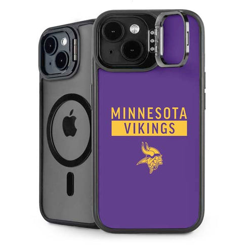 NFL Minnesota Vikings Purple Performance Series iPhone 15 Plus Kickstand Case