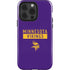 NFL Minnesota Vikings Purple Performance Series iPhone 15 Pro Impact Case