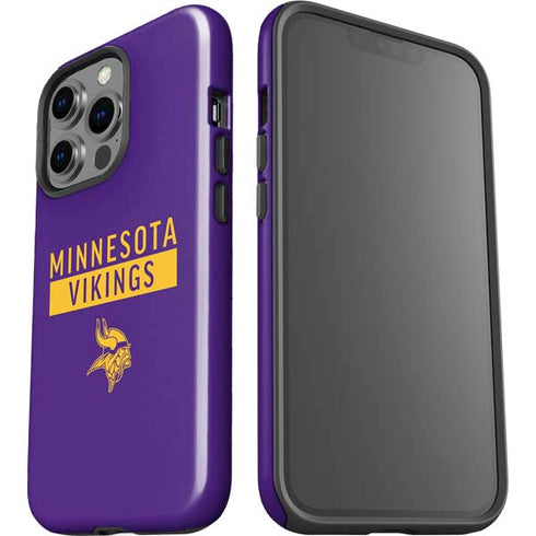 NFL Minnesota Vikings Purple Performance Series iPhone 15 Pro Impact Case