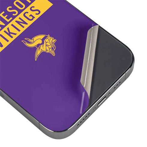 NFL Minnesota Vikings Purple Performance Series iPhone 15 Pro Max Skin