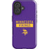 NFL Minnesota Vikings Purple Performance Series iPhone 16 Impact Case