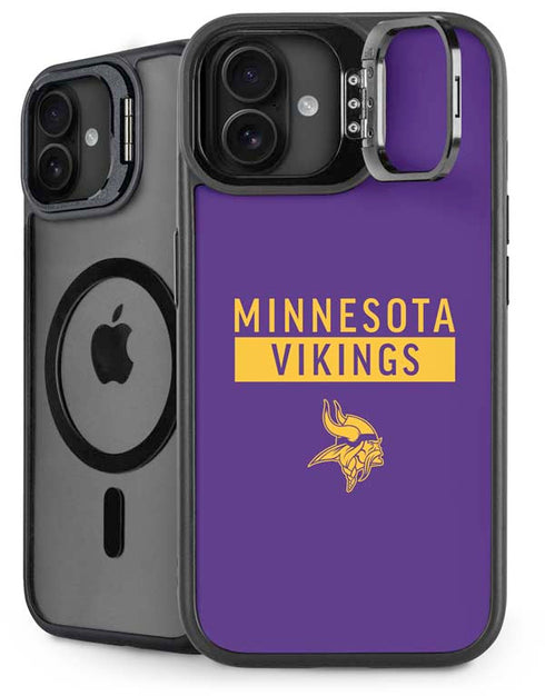 NFL Minnesota Vikings Purple Performance Series iPhone 16 Kickstand Case