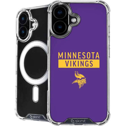NFL Minnesota Vikings Purple Performance Series iPhone 16 MagSafe Case