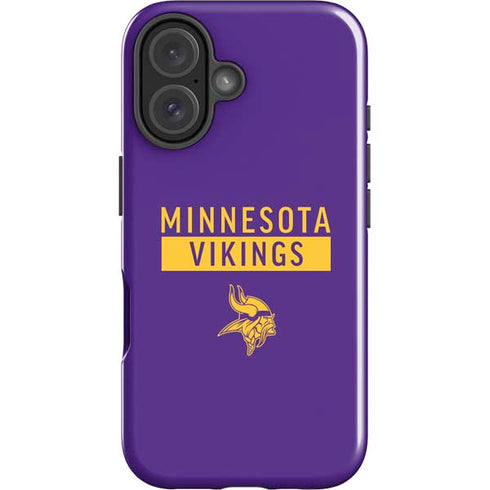 NFL Minnesota Vikings Purple Performance Series iPhone 16 Plus Impact Case