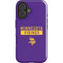 NFL Minnesota Vikings Purple Performance Series iPhone 16 Plus Impact Case