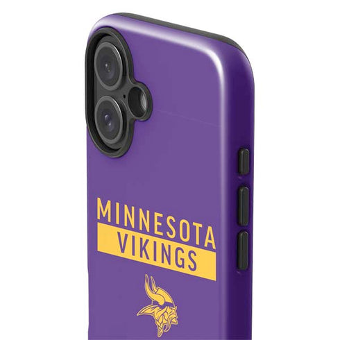 NFL Minnesota Vikings Purple Performance Series iPhone 16 Plus Impact Case