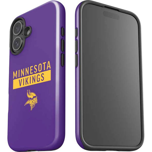 NFL Minnesota Vikings Purple Performance Series iPhone 16 Plus Impact Case