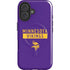 NFL Minnesota Vikings Purple Performance Series iPhone 16 Plus Magsafe Impact Case