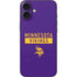 NFL Minnesota Vikings Purple Performance Series iPhone 16 Plus Skin