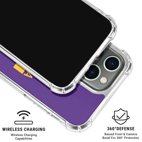 NFL Minnesota Vikings Purple Performance Series iPhone 16 Pro Max Clear Case