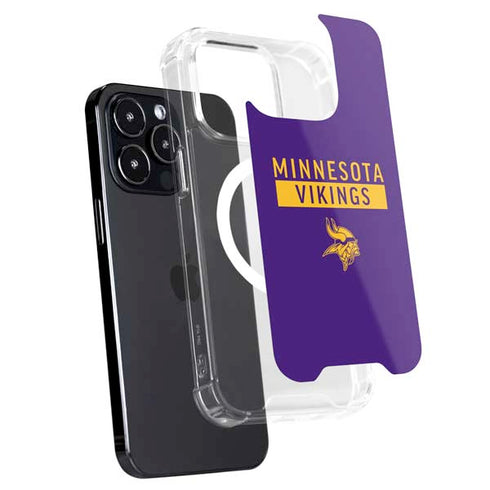 NFL Minnesota Vikings Purple Performance Series iPhone 16 Pro Max MagSafe Case