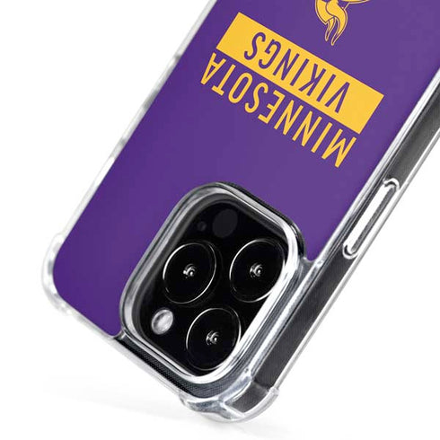 NFL Minnesota Vikings Purple Performance Series iPhone 16 Pro Max MagSafe Case