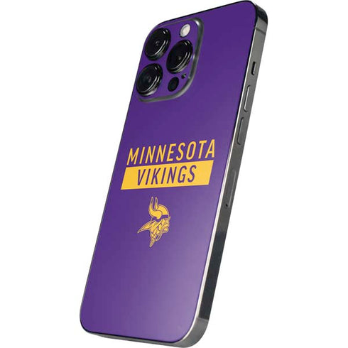 NFL Minnesota Vikings Purple Performance Series iPhone 16 Pro Max Skin