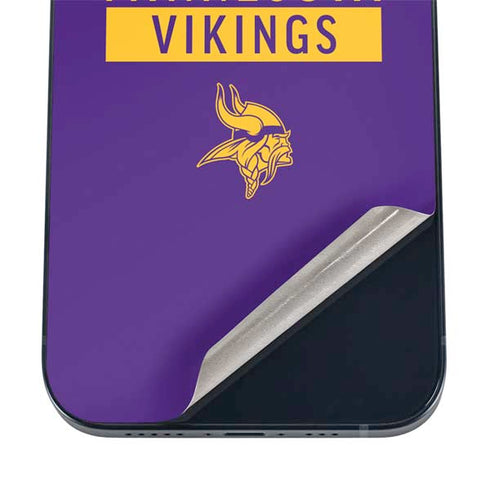 NFL Minnesota Vikings Purple Performance Series iPhone 16 Skin