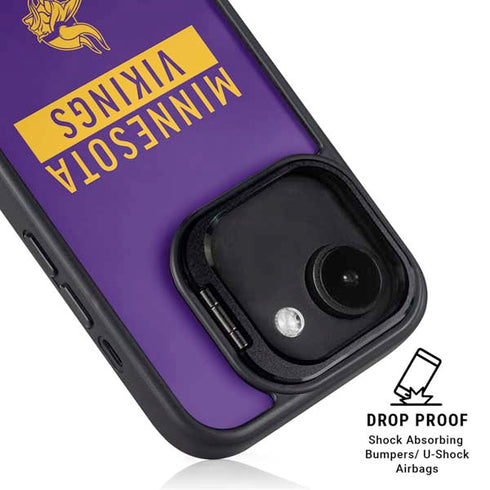 NFL Minnesota Vikings Purple Performance Series iPhone 16e Kickstand Case