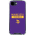 NFL Minnesota Vikings Purple Performance Series iPhone 16e Clear Case