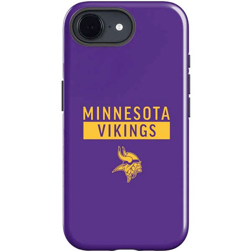 NFL Minnesota Vikings Purple Performance Series iPhone 16e Impact Case