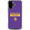 NFL Minnesota Vikings Purple Performance Series iPhone 17 Clear Case