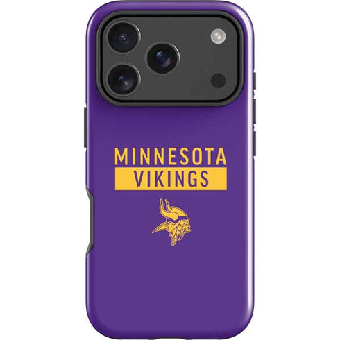 NFL Minnesota Vikings Purple Performance Series iPhone 18 Pro Max Impact Case