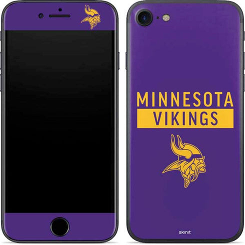 NFL Minnesota Vikings Purple Performance Series iPhone 8 Skin