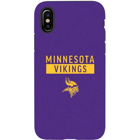 NFL Minnesota Vikings Purple Performance Series iPhone X Pro Case