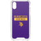 NFL Minnesota Vikings Purple Performance Series iPhone XS Clear Case