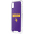 NFL Minnesota Vikings Purple Performance Series iPhone XS Clear Case