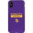 NFL Minnesota Vikings Purple Performance Series iPhone XS Pro Case