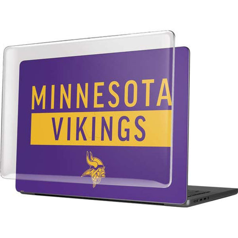 NFL Minnesota Vikings Purple Performance Series MacBook Pro 14in (2021-24) Case plus Skin