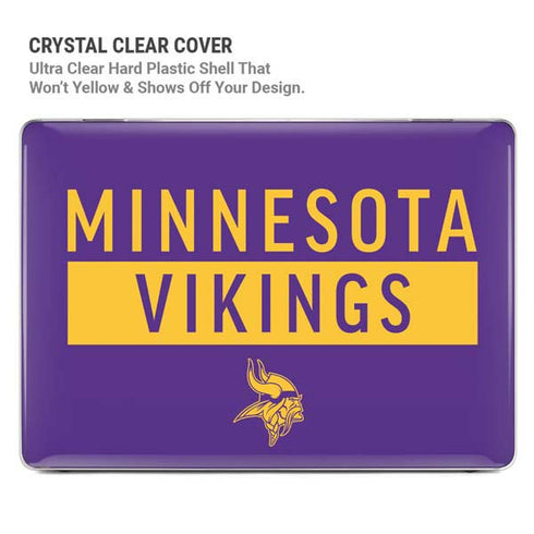 NFL Minnesota Vikings Purple Performance Series MacBook Pro 14in (2021-24) Case plus Skin