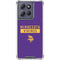NFL Minnesota Vikings Purple Performance Series Moto G 5G (2025) Clear Case