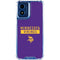 NFL Minnesota Vikings Purple Performance Series Moto G 5G (2024) Clear Case