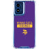 NFL Minnesota Vikings Purple Performance Series Moto G 5G (2024) Clear Case